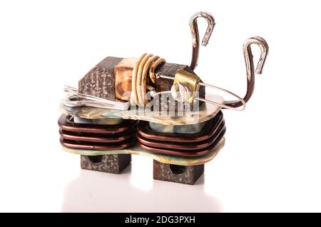 Bobina del trasformatore Foto Stock