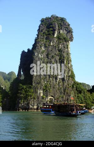 Halong-Bucht Foto Stock