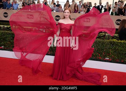 Annalise basso partecipa al ventitreesimo concorso annuale degli attori della gilda tenuto al Shrine Auditorium di Los Angeles, CA, USA, 29 gennaio 2017 Foto di Lionel Hahn/ABACAPRESS.COM Foto Stock