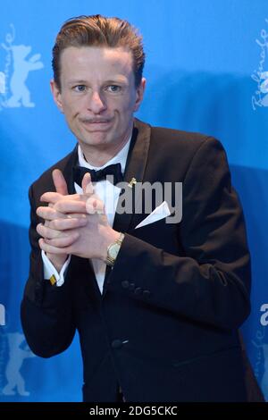 Alexander Scheer partecipa al Young Karl Marx Photocall durante il sessantasettesimo Festival Internazionale del Cinema di Berlino (Berlinale) a Berlino, Germania, il 12 febbraio 2017. Foto di Aurore Marechal/ABACAPRESS.COM Foto Stock