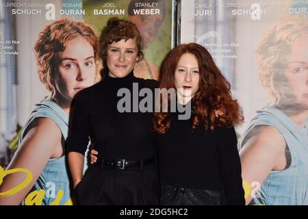 Carla Juri, Roxane Duran alla prima Paula tenutasi al cinema UGC Les Halles di Parigi, Francia, il 13 febbraio 2017. Foto di Alban Wyters/ABACAPRESS.COM Foto Stock