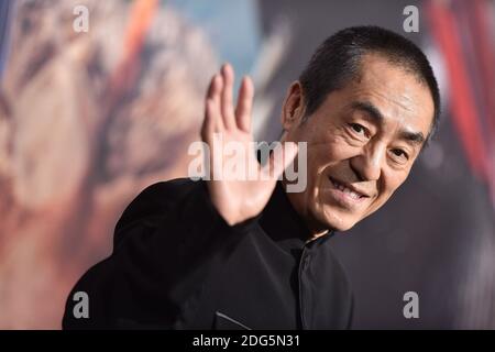 Zhang Yimou partecipa alla prima di Universal Pictures 'la Grande Muraglia' al TCL Chinese Theatre IMAX il 15 febbraio 2017 a Los Angeles, CA, USA. Foto di Lionel Hahn/ABACAPRESS.COM Foto Stock