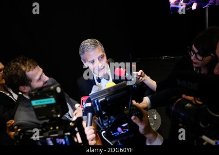 George Clooney durante la 42esima cerimonia annuale dei Cesar Film Awards tenutasi presso la Salle Pleyel di Parigi, Francia, il 24 febbraio 2017. Foto di JMP/ABACAPRESS.COM Foto Stock