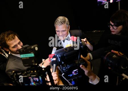 George Clooney durante la 42esima cerimonia annuale dei Cesar Film Awards tenutasi presso la Salle Pleyel di Parigi, Francia, il 24 febbraio 2017. Foto di JMP/ABACAPRESS.COM Foto Stock