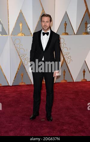 Ryan Gosling partecipa alla cerimonia degli 89a Oscar (Academy Awards) al Dolby Theatre di Los Angeles, California, USA, 26 febbraio 2017. Foto di Lionel Hahn/ABACAPRESS.COM Foto Stock