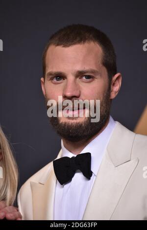 L'attore Jamie Dornan si pone nella sala stampa durante l'89a edizione dei premi annuali dell'Accademia all'Hollywood & Highland Center il 26 febbraio 2017 a Los Angeles, CA, USA. Foto di Lionel Hahn/ABACAPRESS.COM Foto Stock