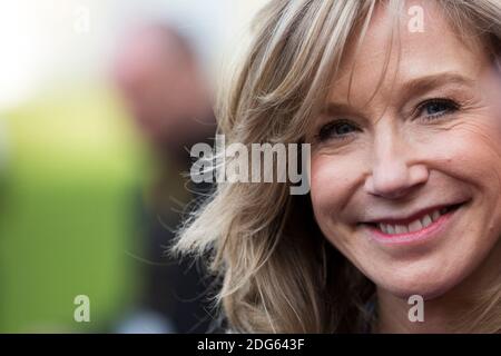 Il presidente dell'Euro Disney Catherine Powell durante una cerimonia in occasione del 25° anniversario del Disneyland Paris Resort a Chessy, ad est di Parigi, Francia, il 25 febbraio 2017. Foto di Kamil Zihnioglu/piscina/ABACAPRESS.COM Foto Stock