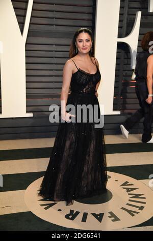 Salma Hayek partecipa al Vanity Fair Oscar Party 2017 per celebrare l'89° annuale Academy Awards al Wallis Annenberg Center for the Performing Arts di Los Angeles, CA, USA, il 26 febbraio 2017. Foto di David Niviere/ABACAPRESS.COM Foto Stock