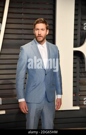 Calvin Harris arriva al Vanity Fair Oscar Party a Beverly Hills, Los Angeles, California, USA, 26 febbraio 2017. Foto di David Niviere/ABACAPRESS.COM Foto Stock