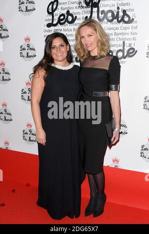 Lilou Fogli lors de son arivee au 5e Gala de charite de l'Association 'Les Rois du Monde' au profit des enfants defavorises, orphelins ou malades, a la Salle Wagram, le 27 fevrier 2017, a Parigi, Francia. Foto Edouard Bernaux/Abacapress.com Foto Stock