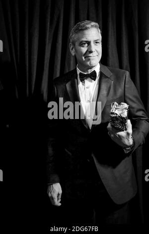 George Clooney durante la 42esima cerimonia annuale dei Cesar Film Awards tenutasi presso la Salle Pleyel di Parigi, Francia, il 24 febbraio 2017. Foto di JMP/ABACAPRESS.COM Foto Stock