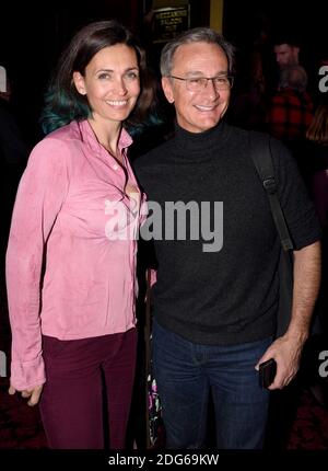 Adeline Blondieau et Laurent Petitguillaume lors de la generale de la comedie musicale 'Priscilla Folle du Desert' au Casino de Paris, le 01 Mars 2017, a Parigi, Francia. Foto Edouard Bernaux/ABACAPRESS.COM Foto Stock