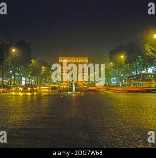 L'Arc de Triomphe, Parigi Foto Stock