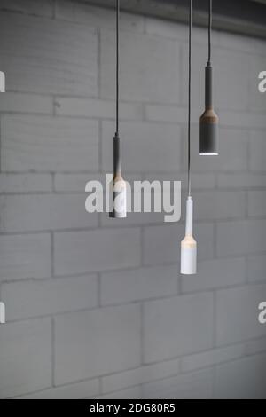 Spie luminose in stile loft Foto Stock