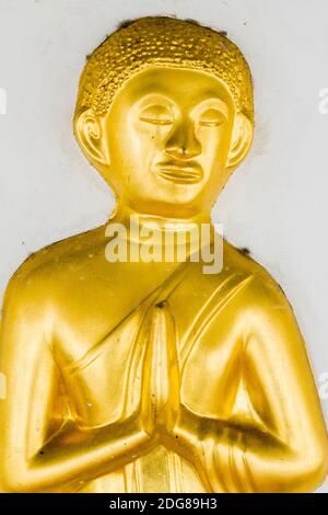 All'interno del Wat Borom Newat Grounds a Bangkok, Thailandia Foto Stock