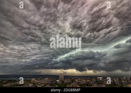 Nubi tempestose Foto Stock