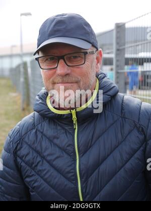 Allenatore di calcio Thomas Schaaf ora direttore tecnico di SV Werder Brema a Magdeburgo 3.10.18 Foto Stock