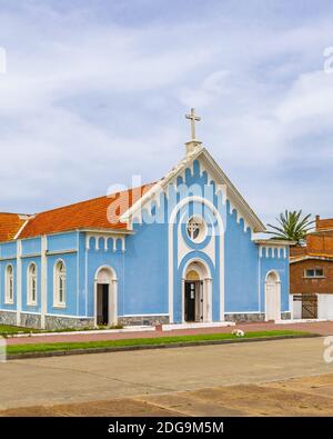 Esterno della Chiesa Cattolica di Punta del Este Foto Stock