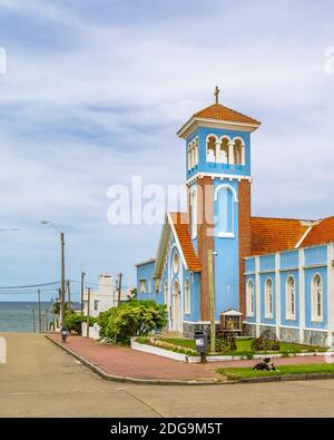 Esterno della Chiesa Cattolica di Punta del Este Foto Stock