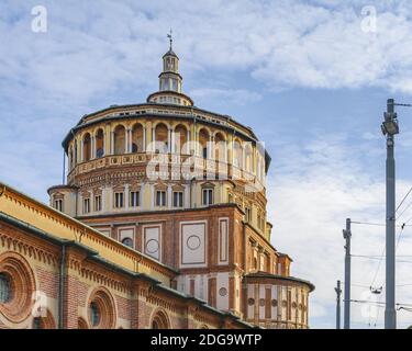 Chiesa di Santa Maria delle Grazie, Milano, Italia Foto Stock