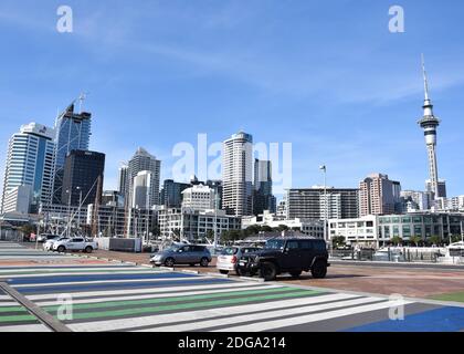 Skyline di Auckland Foto Stock