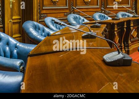Camera dei Senatori, Palazzo legislativo, Uruguay Foto Stock