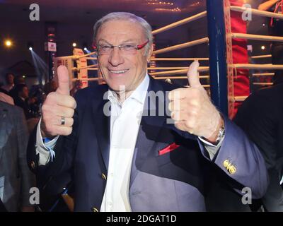 Ex allenatore di calcio Eduard Geyer Foto Stock