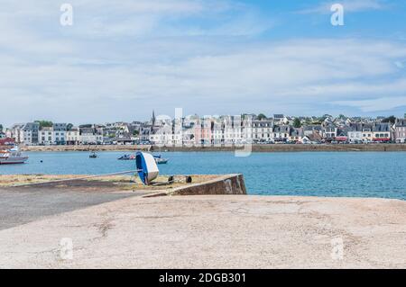 Porto di Camaret-sur-mer con le sue barche, il suo faro, a FinistÃ¨re in Bretagna, Francia Foto Stock