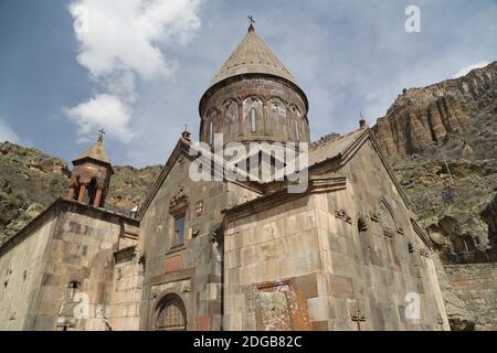 In armenia geghard il vecchio monastero Foto Stock