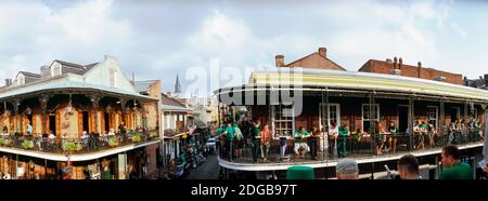 Festa di San Patrizio, festa a New Orleans, Louisiana, USA Foto Stock