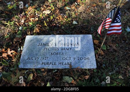 Tomba del veterano Long Island New York Foto Stock