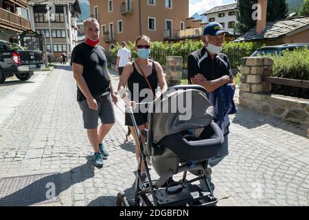 Italia durante la pandemia di Covid19, Cogne Foto Stock