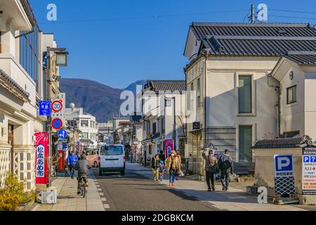 Distretto di Nakamachi, Matsumoto, Giappone Foto Stock