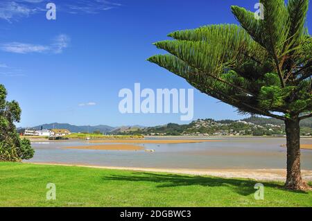 Tairua Harbour, Tairua, Penisola di Coromandel, regione di Waikato, Isola del nord, Nuova Zelanda Foto Stock