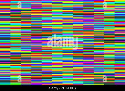 Strisce luminose sfondo gradiente spettro arcobaleno texture colorata orizzontale Foto Stock