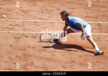 Nel secondo round del 2017 French Tennis Open di Parigi, Francia, il 1° giugno 2017. Foto di Henri Szwarc/ABACAPRESS.COM Foto Stock