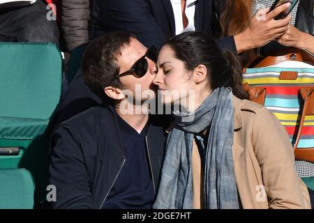 L'attrice Noemie Merlant e il suo ragazzo frequentano il 2017 French Tennis Open al Roland Garros il 6 giugno 2017 a Parigi, Francia. Foto di Laurent Zabulon/ABACAPRESS.COM Foto Stock