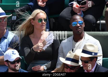 Lo sciatore Lindsey Vonn e il suo fidanzato Kenan Smith partecipano al French Tennis Open 2017 al Roland Garros il 9 giugno 2017 a Parigi, Francia. Foto di Laurent Zabulon/ABACAPRESS.COM Foto Stock