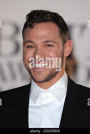 Will Young arriva per i 2011 Brit Awards all'O2 Arena di Londra. Foto Stock