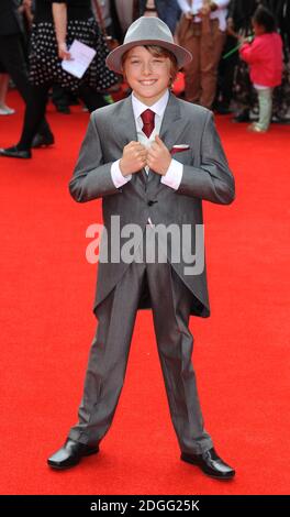 Ross Marron alla prima mondiale di Horrid Henry il film, BFI Southbank, Londra. Foto Stock