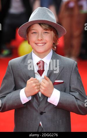 Ross Marron alla prima mondiale di Horrid Henry il film, BFI Southbank, Londra. Foto Stock