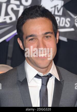 Pete Wentz arriva a 2011 MTV Video Music Awards presso il Nokia Theatre di Los Angeles Vivere il 28 agosto 2011 a Los Angeles, California. Foto Stock