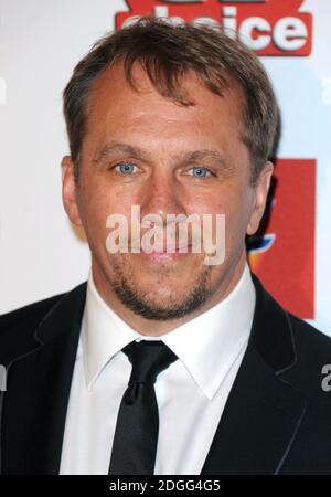 Dean Andrews arriva al TV Choice Awards 2011, The Savoy London. Foto Stock