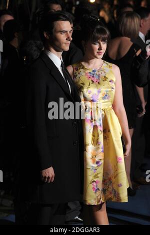 Alexandra Roach e Harry Lloyd arrivano alla prima europea della Iron Lady, BFI Southbank, Waterloo, Londra. Foto Stock