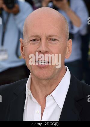 Bruce Willis partecipa alla Photocall "Regno dei Moonrise" al sessantacinquesimo Festival di Cannes, a Cannes. Foto Stock