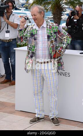 Bill Murray partecipa alla Photocall del 'Regno dei Moonrise' al sessantacinquesimo Festival di Cannes, a Cannes. Foto Stock