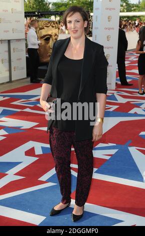 Miranda Hart arriva al BAFTA Television Awards 2012, Royal Festival Hall, Londra. Foto Stock