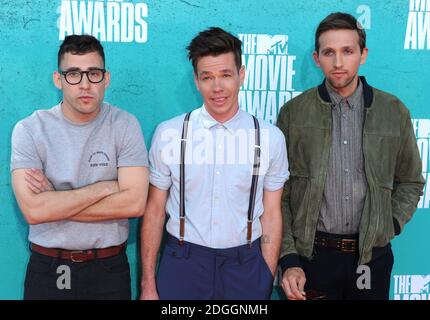 Divertimento in arrivo al MTV Movie Awards 2012, Universal City, Los Angeles. Foto Stock