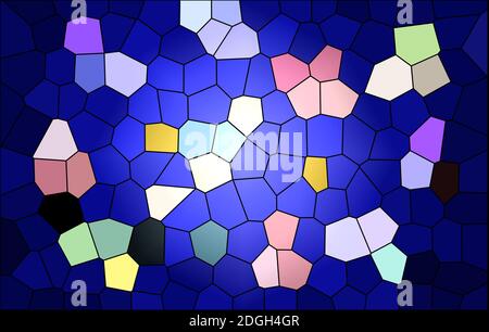 Bellissimo sfondo blu scuro in stile grunge Foto Stock