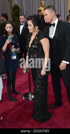 Jenna Dewan e Channing Tatum arrivano per l'85esimo Academy Awards al Dolby Theatre di Los Angeles. Foto Stock